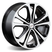 Диски Xtrike 7,0\R17 5*114.3 ET35 d67.1 BK/FP Диски Xtrike 7,0\R17 5*114.3 ET35 d67.1 BK/FP