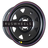 Диски Off-Road Wheels 8x18/6x139,7 ET20 D110 Тойота Ниссан (треуг. мелкий) Черный
