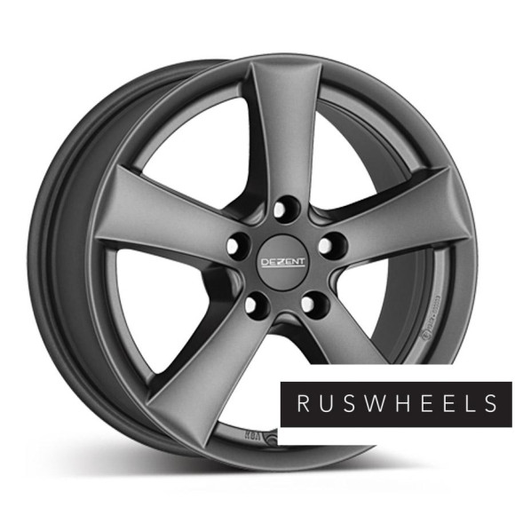 Диски Dezent R16 / 6.5J PCD 5x114.3 ЕТ 50 ЦО 66.1 TX graphite Диски Dezent R16 / 6.5J PCD 5x114.3 ЕТ 50 ЦО 66.1 TX graphite