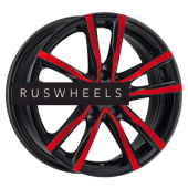 Диски MAK 6,5x16/5x114,3 ET40 D76 Milano Black Red Face Диски MAK 6,5x16/5x114,3 ET40 D76 Milano Black Red Face