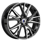 Диски КиК 6.5\R18 5*114.3 ET37 d66.6 Алмаз черный