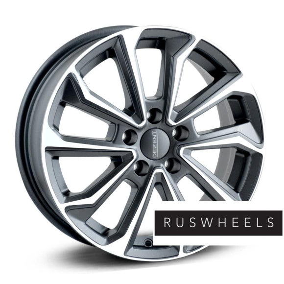 Диски Dezent R15 / 6J PCD 5x114.3 ЕТ 46 ЦО 67.1 KS dark