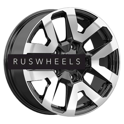 Диски iFree Original 7x17/5x139,7 ET40 D98 Трикстер (Niva) (КС1170) Алмаз черный