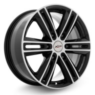 Диски Xtrike 7.5\R17 6*114.3 ET30 d67.1 BK/FP Диски Xtrike 7.5\R17 6*114.3 ET30 d67.1 BK/FP