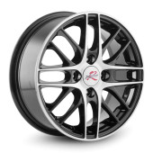 Диски XtrikeRST 5.5\R14 4*100 ET43 d60.1 BK/FP Диски XtrikeRST 5.5\R14 4*100 ET43 d60.1 BK/FP
