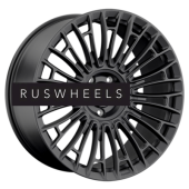 Диски LS Forged 9,5x22/5x130 ET71 D71,6 LS FG25 MB (конус, Колпак+лого)