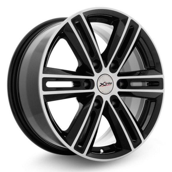 Диски Xtrike 7.5\R17 6*114.3 ET30 d66.1 BK/FP Диски Xtrike 7.5\R17 6*114.3 ET30 d66.1 BK/FP
