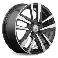 Диски КиК 6,0\R15 4*100 ET37 d60.1 Алмаз черный