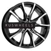 Диски КИК 7,5x17/5x120 ET37 D72,6 Твист-оригинал (КС697М) Алмаз черный