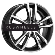 Диски КИК 6x16/4x100 ET49 D54,1 Samara-оригинал (КС866) Алмаз черный SK Диски КИК 6x16/4x100 ET49 D54,1 Samara-оригинал (КС866) Алмаз черный SK