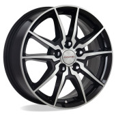 Диски КиК 6.5\R16 5*114.3 ET50 d66.1 Алмаз черный Диски КиК 6.5\R16 5*114.3 ET50 d66.1 Алмаз черный