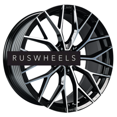 Диски INCH 9x21/5x114,3 ET35 D60,1 GA8532 Gloss Black Machined Face (ZJH) FlowForming