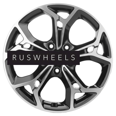 Диски Khomen Wheels 7x17/5x112 ET40 D57,1 KHW1702 (Kodiaq/Tiguan) Black-FP