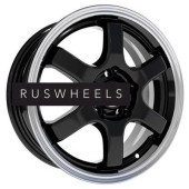 Диски СКАД 6x15/5x100 ET38 D57,1 Киото (КЛ249) Антрацит-алмаз