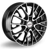 Диски Xtrike 6.5\R16 5*114.3 ET40 d60.1 BK/FP Диски Xtrike 6.5\R16 5*114.3 ET40 d60.1 BK/FP