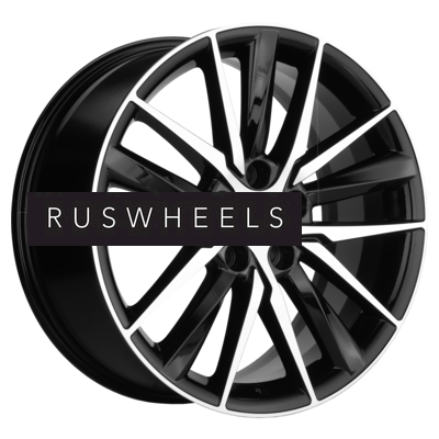 Диски Khomen Wheels 8x18/5x114,3 ET45 D60,1 KHW1807 (Geely Atlas/Atlas Pro/Lifan Myway) Black-FP