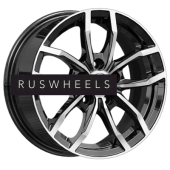 Диски КИК 6,5x15/5x108 ET42 D67,1 Фрост (КС1048) Алмаз черный