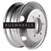 Грузовые диски SRW 6x17,5/6x222,25 ET127 D164 Silver (3176050) (9,5 мм) 2 300 кг