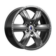 Диски КиК 7.5\R17 6*139.7 ET25 d106.1 Дарк платинум