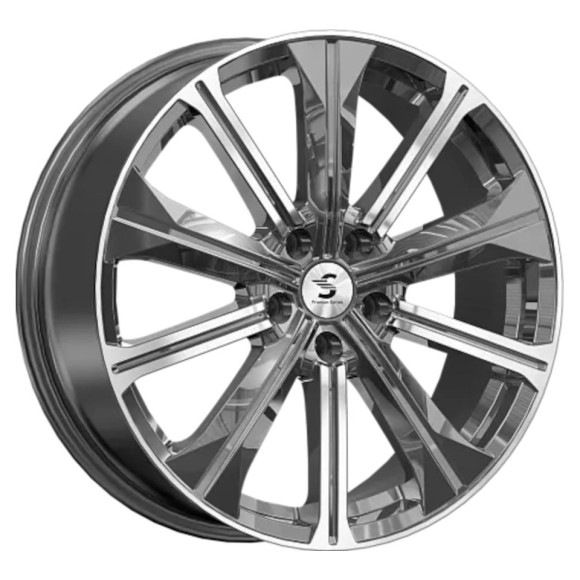 Диски СКАД Premium 7,0\R19 5*108 ET45 d60.1 Diamond gloss graphite