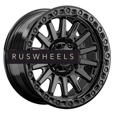 Диски LS FlowForming 9x18/5x150 ET25 D110,1 RC90 BK (конус, Колпак+лого)