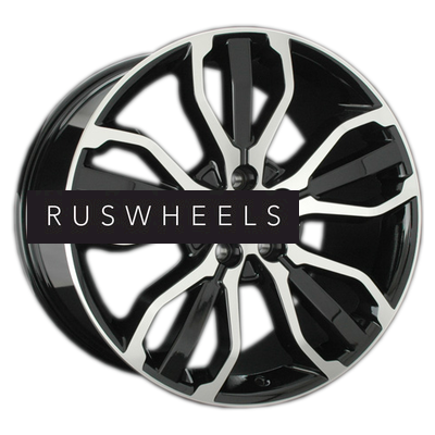 Диски Replay 9,5x22/5x120 ET49 D72,6 LR45 BKF (пш, LR002)