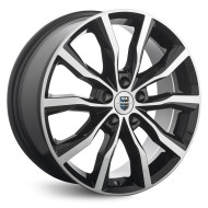 Диски КиК 7.5\R18 5*110 ET40 d67.1 Алмаз черный