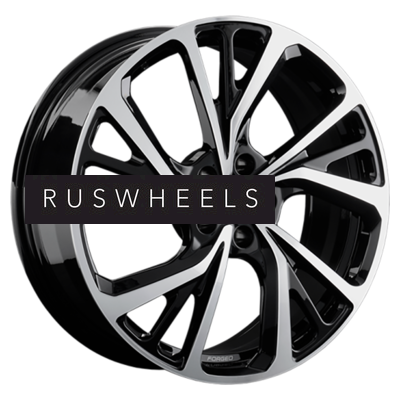 Диски LS Forged 7,5x19/5x108 ET46 D63,3 LS FG22 BKF (конус, C570)