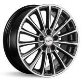 Диски Xtrike 7,0\R17 5*108 ET45 d63.35 BK/FP