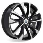 Диски КиК 7,0\R17 5*110 ET38 d65.1 алмаз чёрный Диски КиК 7,0\R17 5*110 ET38 d65.1 алмаз чёрный