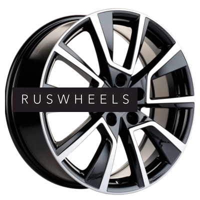 Диски Khomen Wheels 7x18/5x114,3 ET50 D54,1 KHW1802 (Coolray) Black-FP