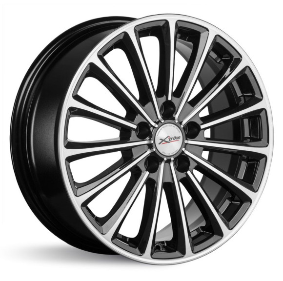 Диски Xtrike 7,0\R17 5*110 ET45 d63.35 BK/FP