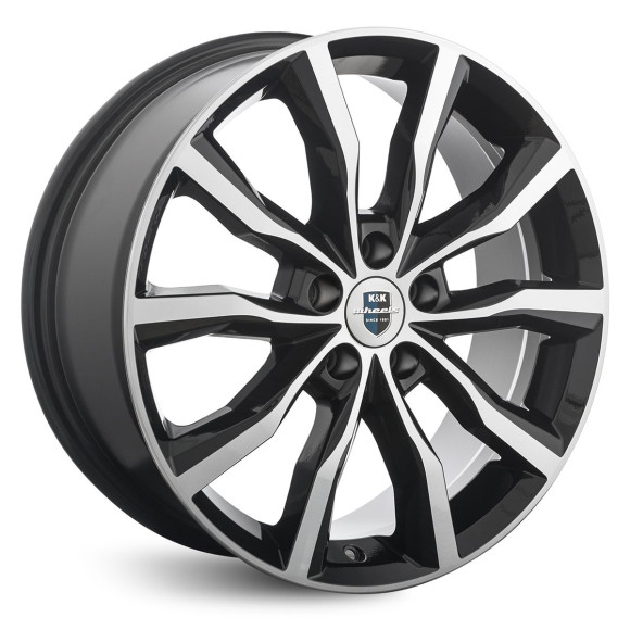 Диски КиК 7.5\R18 5*108 ET45 d67.1 алмаз чёрный Диски КиК 7.5\R18 5*108 ET45 d67.1 алмаз чёрный