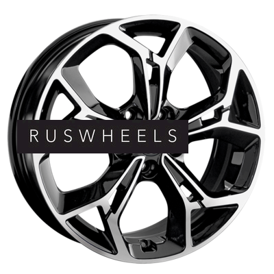 Диски Replay 7x17/5x108 ET40 D65,1 CHR95 BKF (конус, C570) Диски Replay 7x17/5x108 ET40 D65,1 CHR95 BKF (конус, C570)