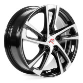 Диски X'trikeRST  Focus  R046  6,5\R16 5*108 ET50  d63,4  BK/FP  [40086]  Fb max 650 kg