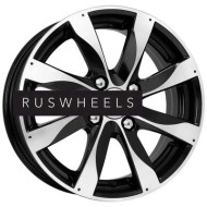 Диски КИК 6x15/4x100 ET48 D60,1 Джемини (КС617) Алмаз черный