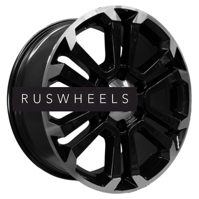 Диски Khomen Wheels 7,5x18/6x139,7 ET42 D100,1 KHW1817 (Great Wall POER) Black-FP