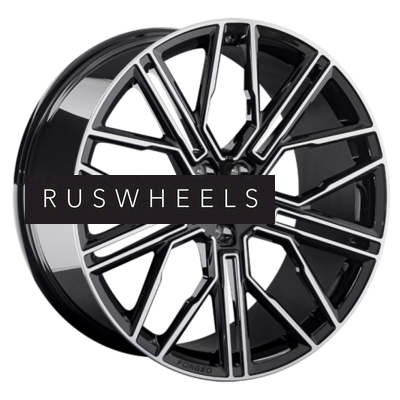 Диски LS Forged 10,5x22/5x112 ET31 D66,6 LS FG08 BKF (конус, C570)