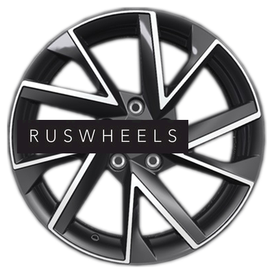 Диски Khomen Wheels 7x17/5x114,3 ET48,5 D67,1 KHW1714 (Sportage) Black-FP