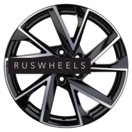 Диски Khomen Wheels 7x17/5x114,3 ET50 D67,1 KHW1714 (CX-5/Seltos/Optima) Black-FP