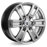 Диски КиК 7.5\R17 6*139.7 ET25 d106.1 Дарк платинум