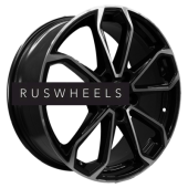 Диски Khomen Wheels 7x18/5x110 ET35 D67,1 KHW1816 (Evolute i-SPACE / i-JOY) Black-FP
