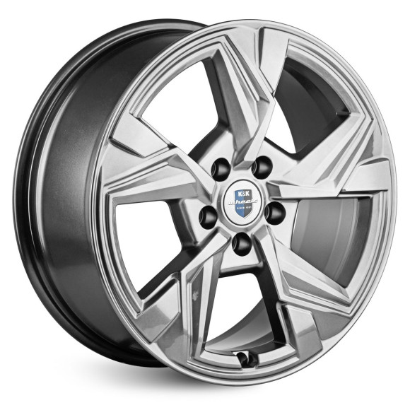 Диски КиК 7.5\R18 5*114.3 ET33 d67.1 Дарк платинум