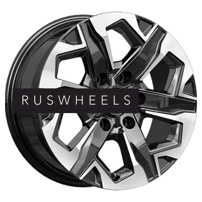 Диски КИК 7,5x17/6x139,7 ET30 D106,1 Тейт (КС1050) Алмаз черный Диски КИК 7,5x17/6x139,7 ET30 D106,1 Тейт (КС1050) Алмаз черный