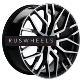 Диски Khomen Wheels 8,5x20/5x120 ET45,5 D62,5 KHW2005 (Li 7/9) Black-FP
