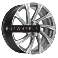 Диски Khomen Wheels 7,5x19/5x112 ET43 D57,1 KHW1901 (Kodiaq/Tiguan) Brilliant Silver-FP Диски Khomen Wheels 7,5x19/5x112 ET43 D57,1 KHW1901 (Kodiaq/Tiguan) Brilliant Silver-FP