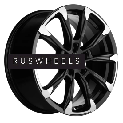 Диски Khomen Wheels 7,5x18/5x108 ET47 D60,1 KHW1808 (Chery Tiggo 8/8 Pro) Black-FP Диски Khomen Wheels 7,5x18/5x108 ET47 D60,1 KHW1808 (Chery Tiggo 8/8 Pro) Black-FP