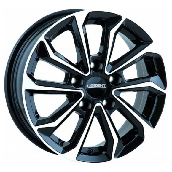 Диски Dezent 7.5\R18 5*114.3 ET40 d60.1 Black polished Диски Dezent 7.5\R18 5*114.3 ET40 d60.1 Black polished